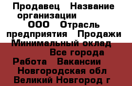 Продавец › Название организации ­ O’stin, ООО › Отрасль предприятия ­ Продажи › Минимальный оклад ­ 22 800 - Все города Работа » Вакансии   . Новгородская обл.,Великий Новгород г.